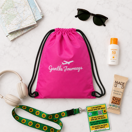 Water-Resistant Bag & Lanyard Bundle