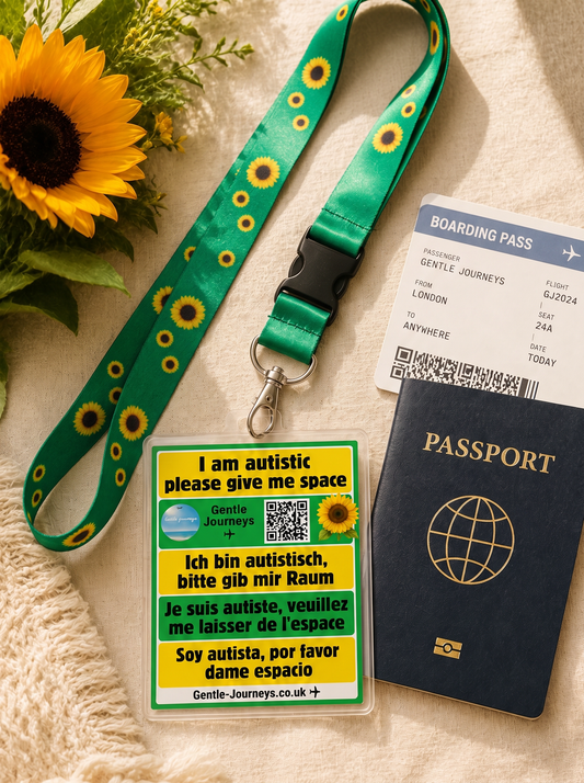 Sunflower Autism Lanyard