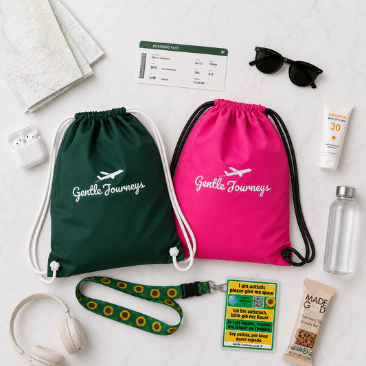 Water-Resistant Bag & Lanyard Bundle