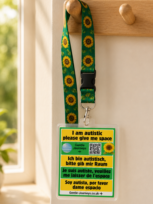 Sunflower Autism Lanyard