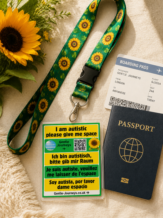 Sunflower Autism Lanyard