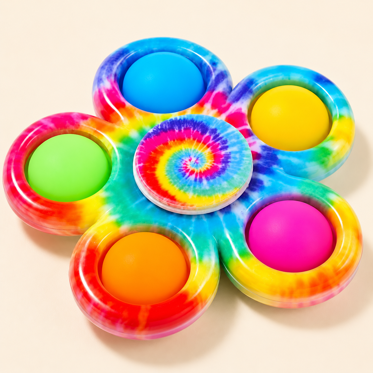 Tie-Dye Simple-Dimple Spinner